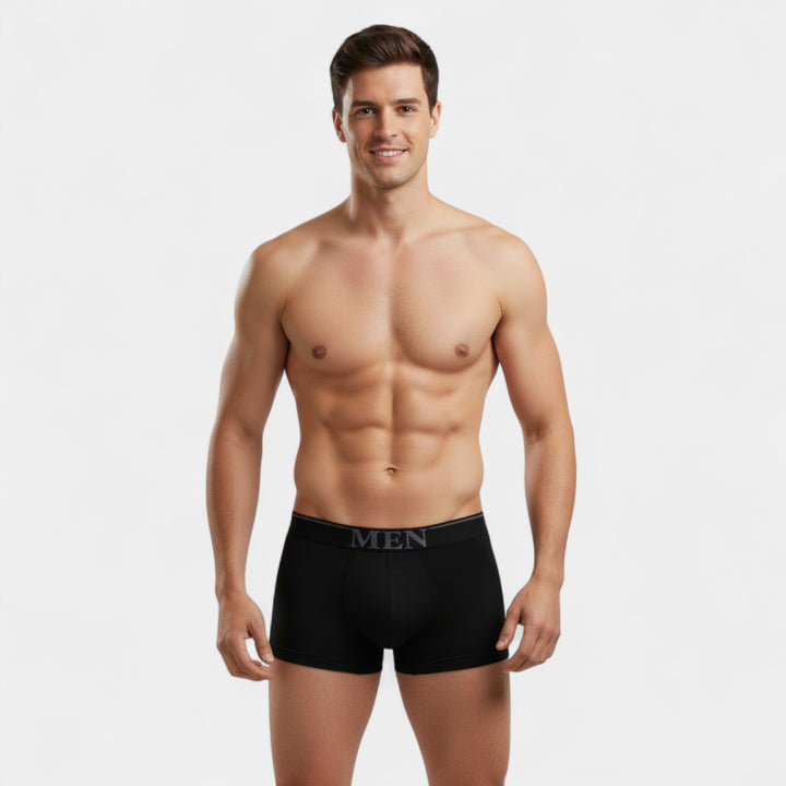 3er-Pack Herren nahtlose Boxershorts aus Baumwolle – dehnbarer Komfort