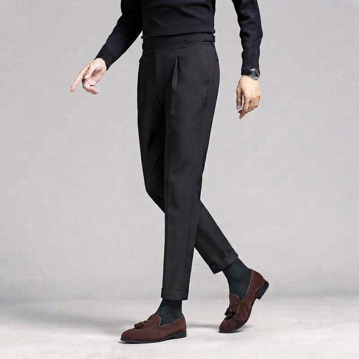Hose Herren mit hoher Taille – Bequemer Slim-Schnitt