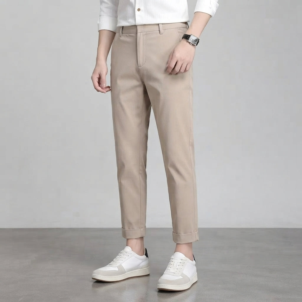 Hose Herren mit hoher Taille – Bequemer Slim-Schnitt
