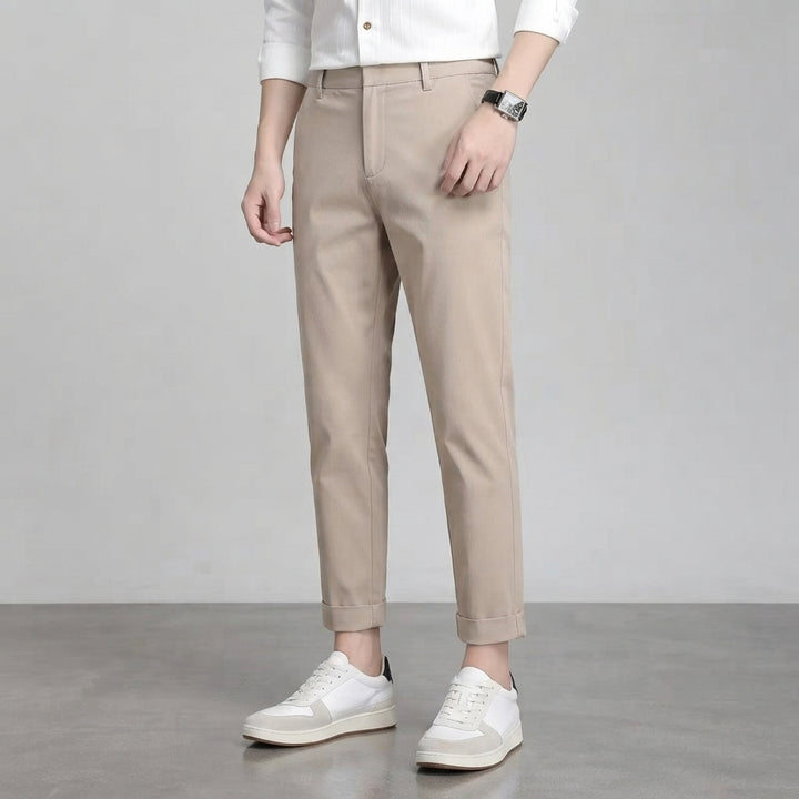 Hose Herren mit hoher Taille – Bequemer Slim-Schnitt