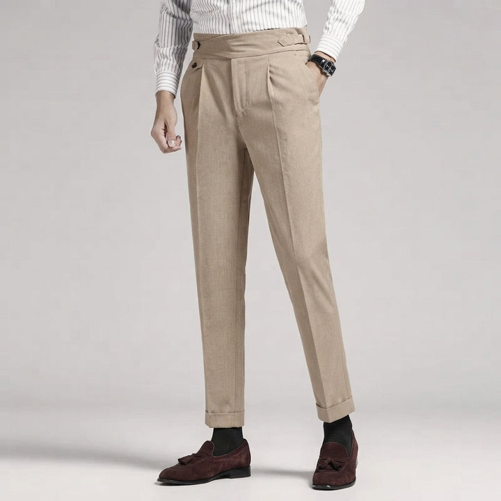 Hose Herren mit hoher Taille – Bequemer Slim-Schnitt