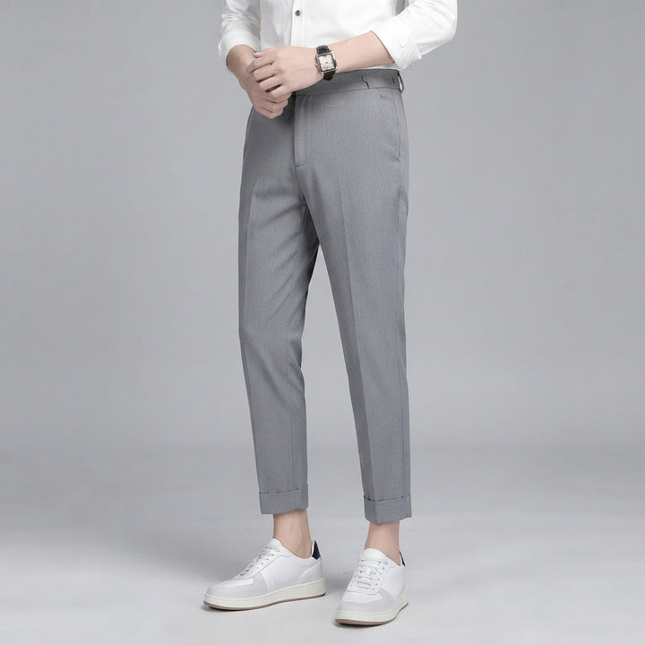 Hose Herren mit hoher Taille – Bequemer Slim-Schnitt