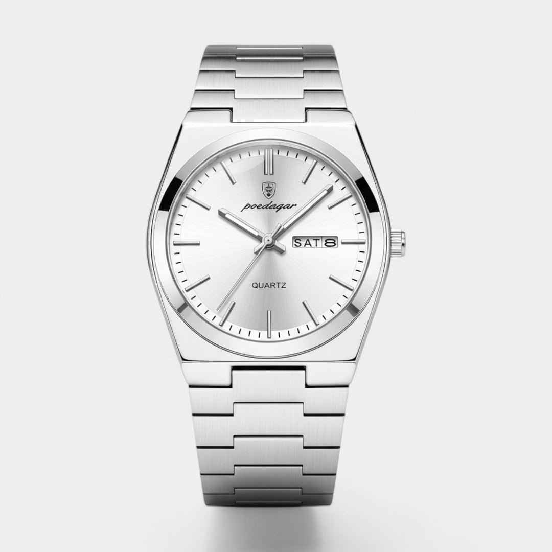 Orologio da Uomo Ultra Sottile in Acciaio Inossidabile – Luminoso e Impermeabile 41 mm
