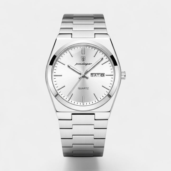 Orologio da Uomo Ultra Sottile in Acciaio Inossidabile – Luminoso e Impermeabile 41 mm