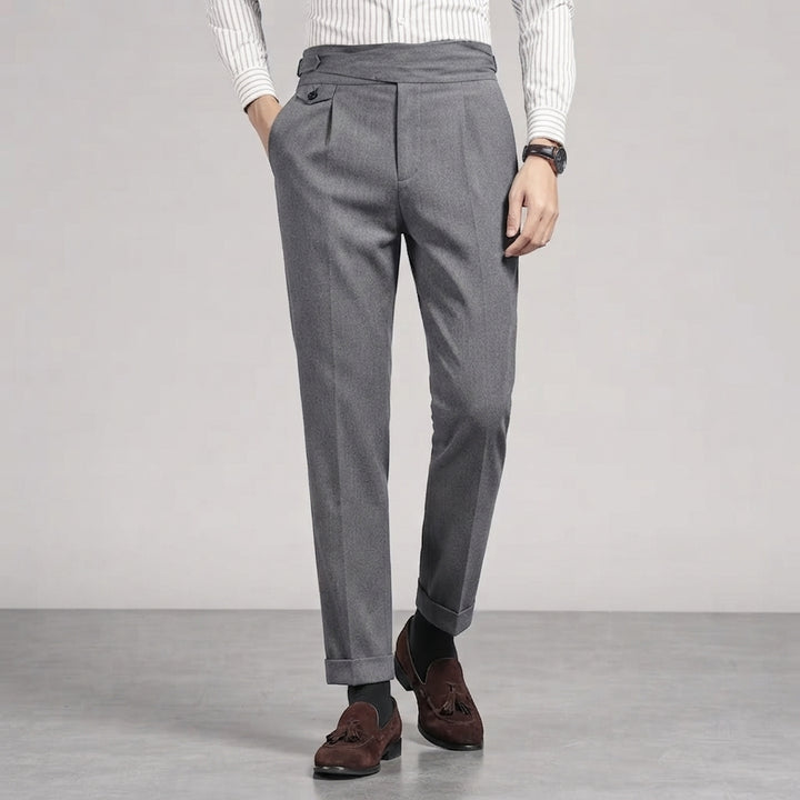 Hose Herren mit hoher Taille – Bequemer Slim-Schnitt