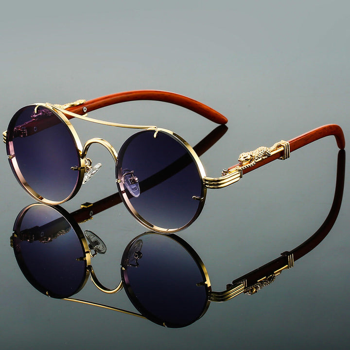 Unisex Retro Oversize Sonnenbrille – Acetatgestelle UV400