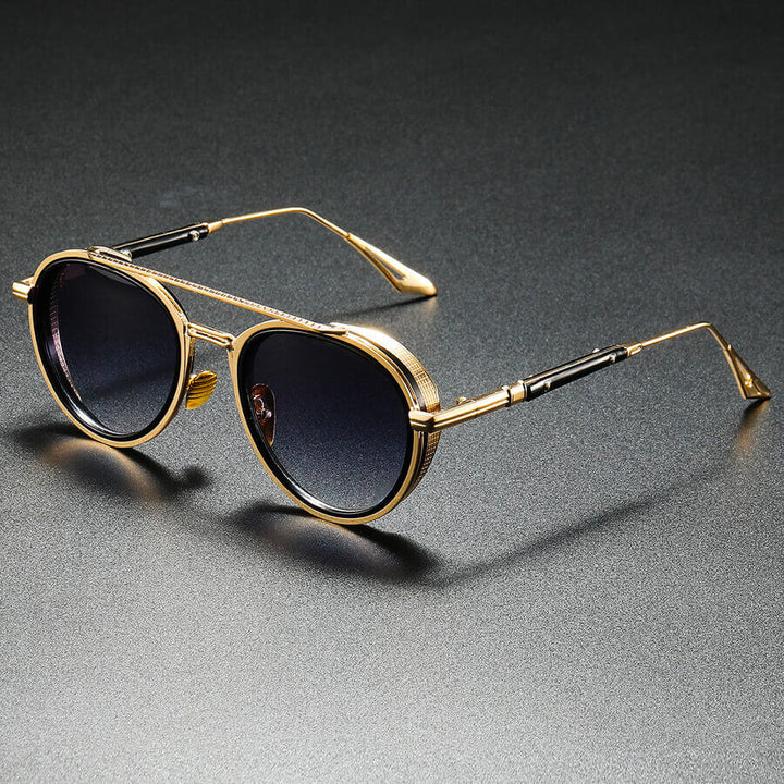 Unisex Retro Sonnenbrille – Oversize Acetatgestell UV400