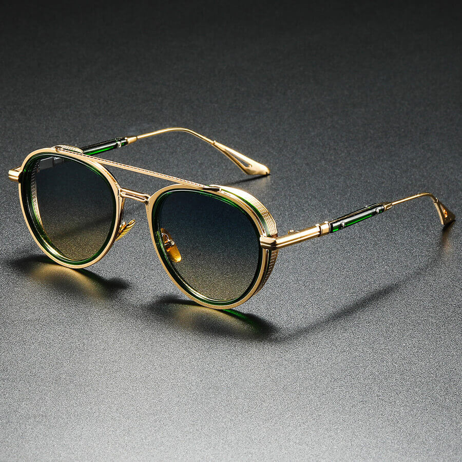 Unisex Retro Sonnenbrille – Oversize Acetatgestell UV400