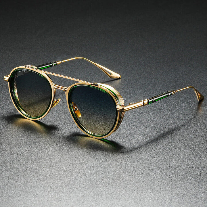 Unisex Retro Sonnenbrille – Oversize Acetatgestell UV400