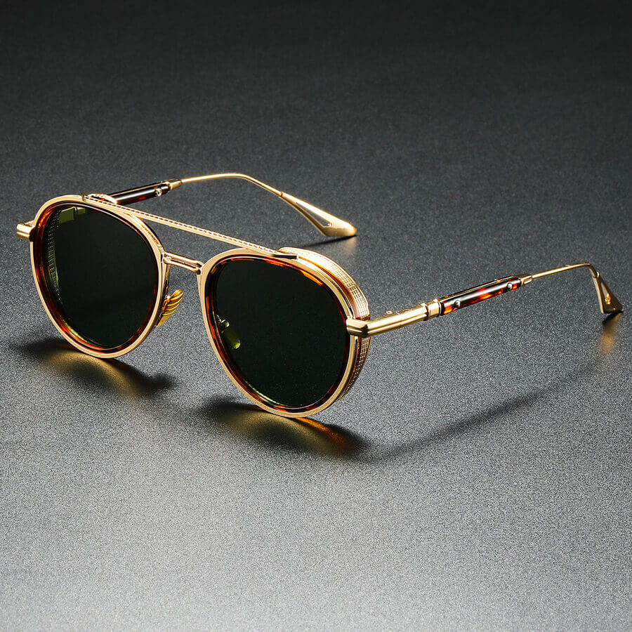 Unisex Retro Sonnenbrille – Oversize Acetatgestell UV400