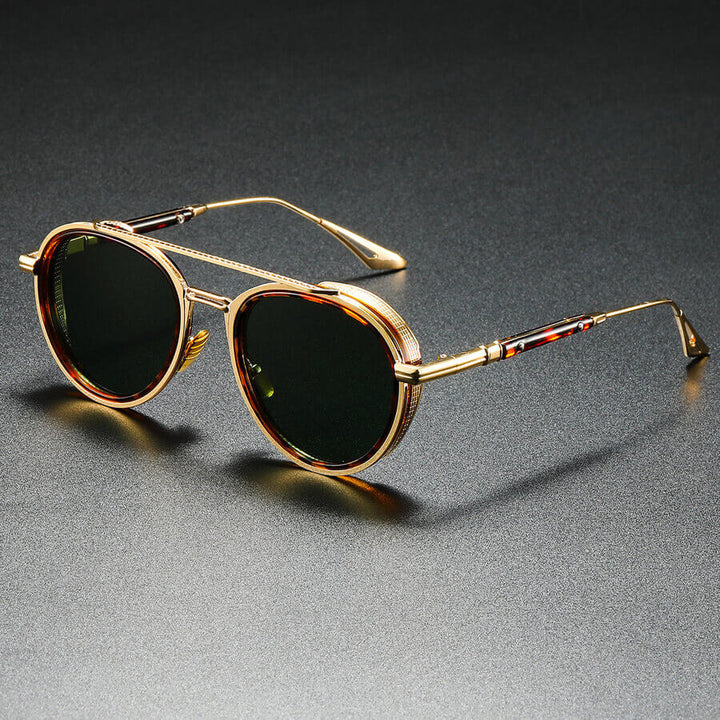 Unisex Retro Sonnenbrille – Oversize Acetatgestell UV400