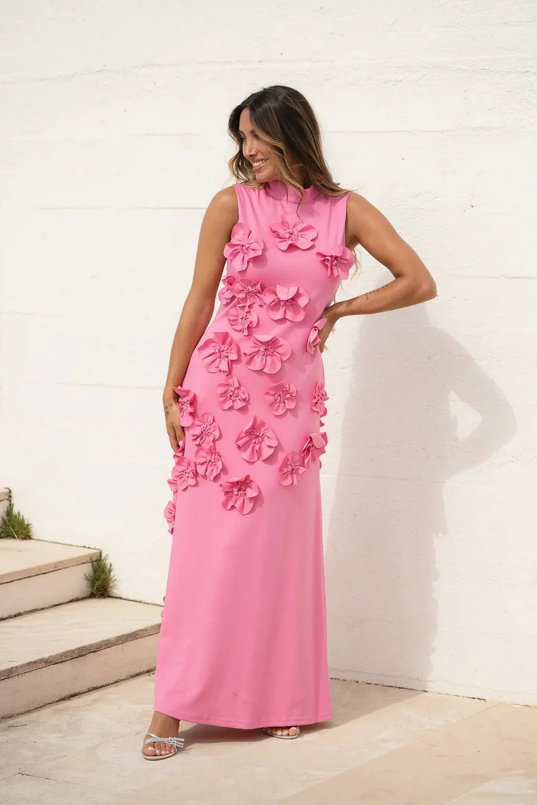 Abito lungo da donna – silhouette elegante con drappeggio fluido