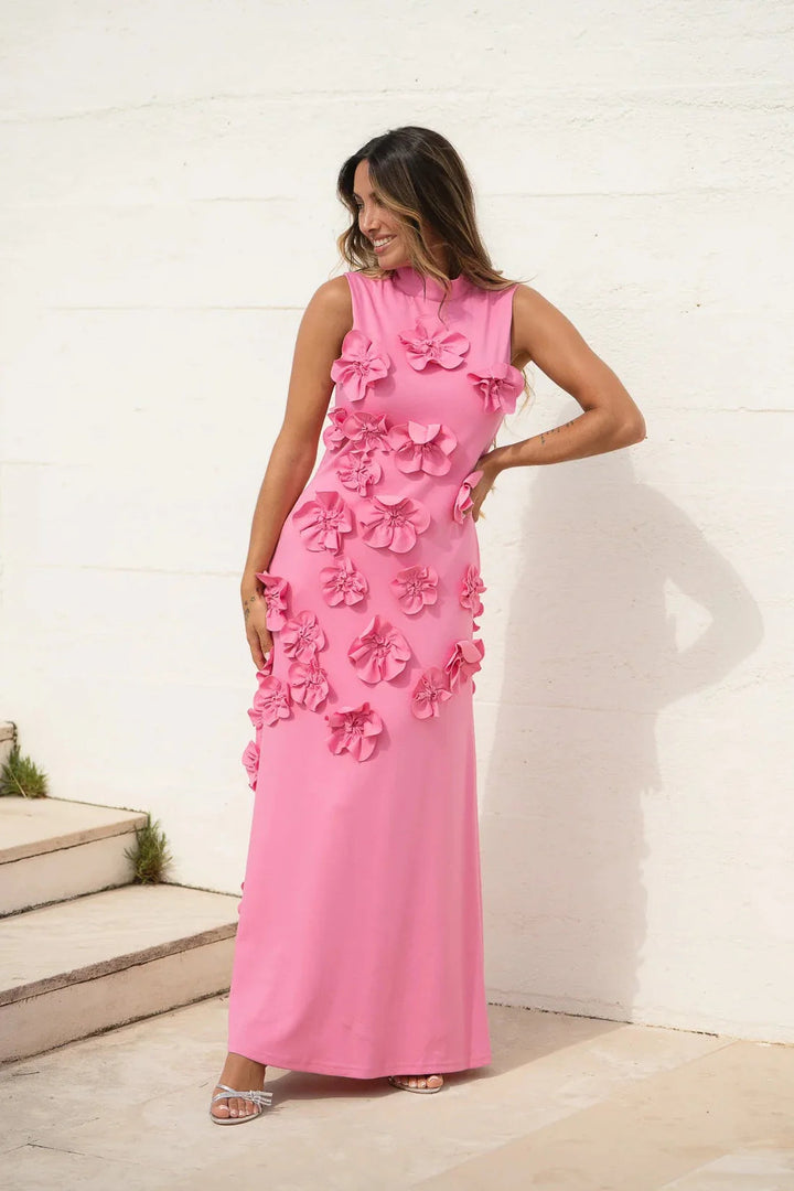 Abito lungo da donna – silhouette elegante con drappeggio fluido