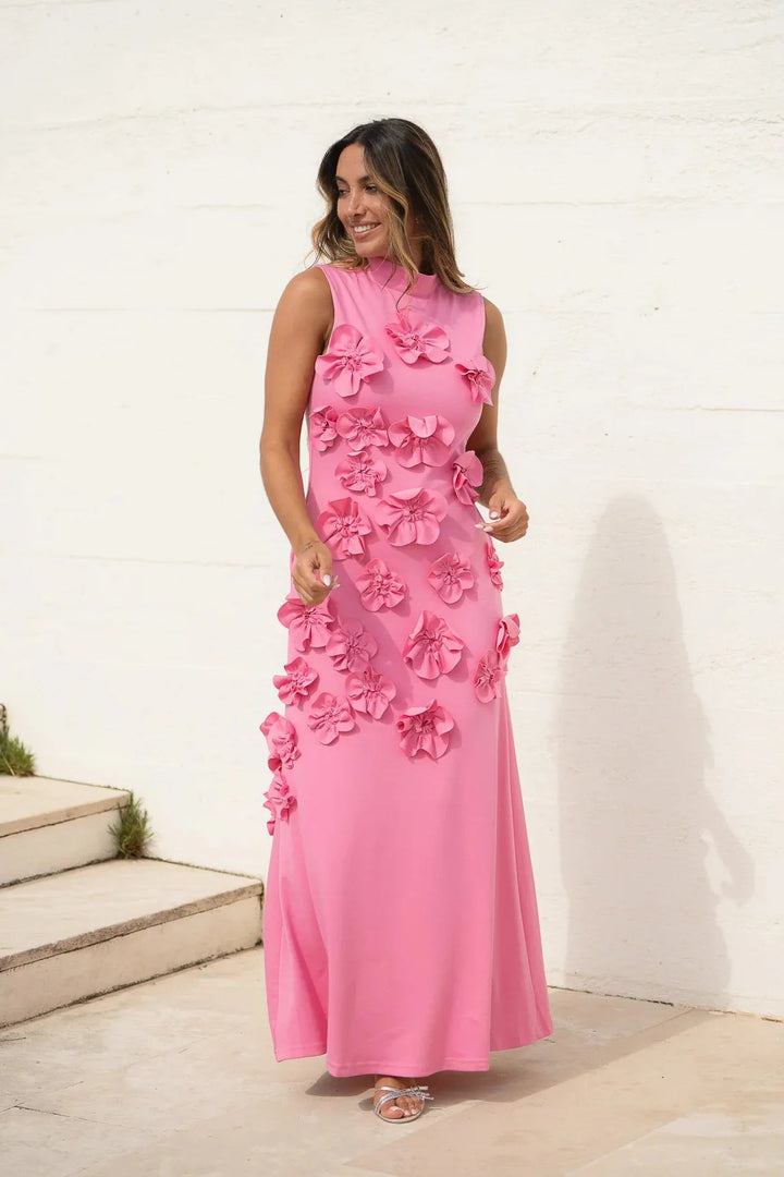 Abito lungo da donna – silhouette elegante con drappeggio fluido