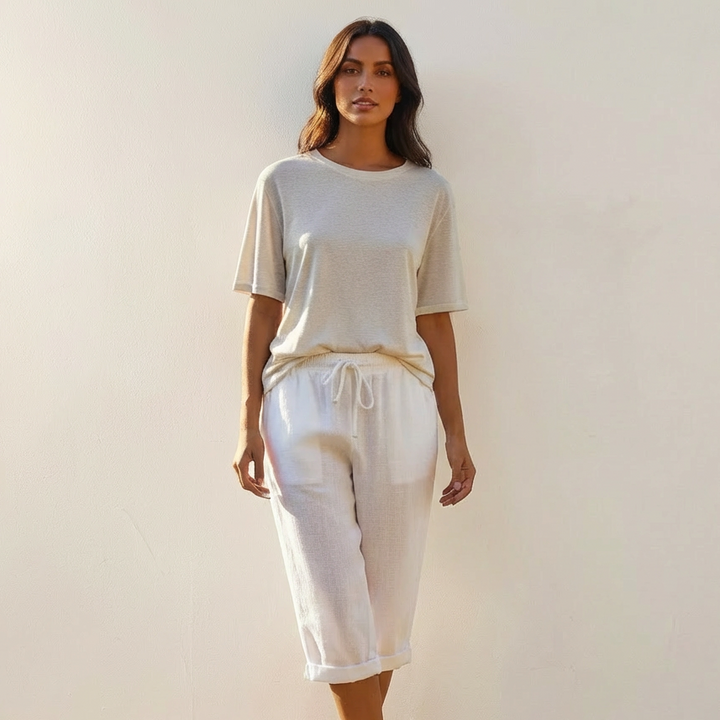 Short Femme Taille Haute – Coupe Ample et Décontractée pour l&