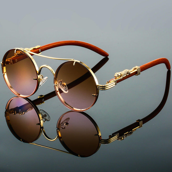 Unisex Retro Oversize Sonnenbrille – Acetatgestelle UV400