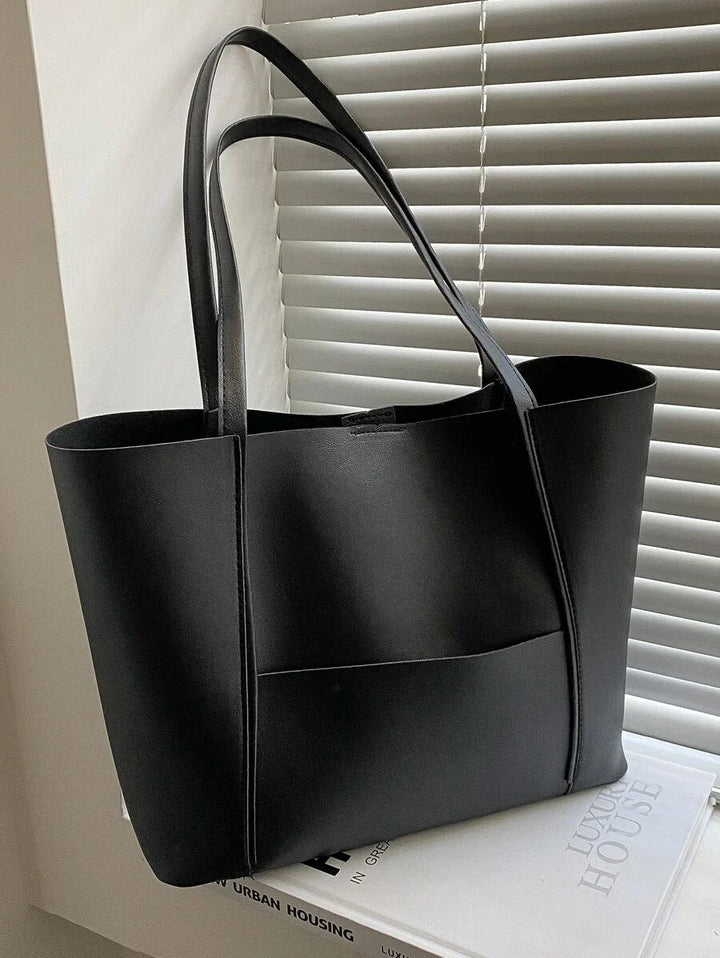Borsa a spalla donna in pelle – grande capacità, tracolle comode