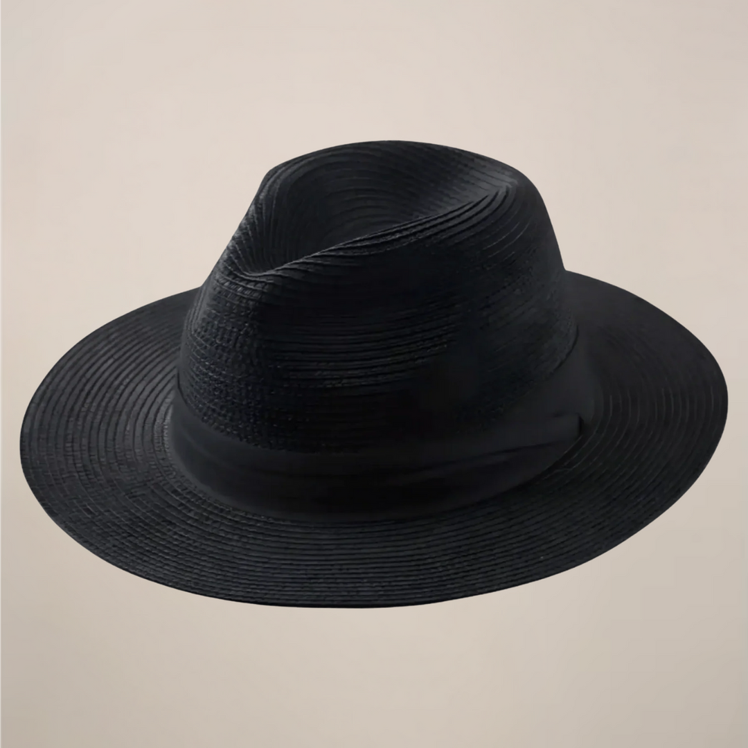 Cappello Panama in paglia da uomo – Tesa larga traspirante stile classico