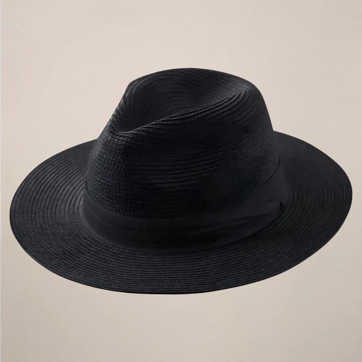 Cappello Panama in paglia da uomo – Tesa larga traspirante stile classico