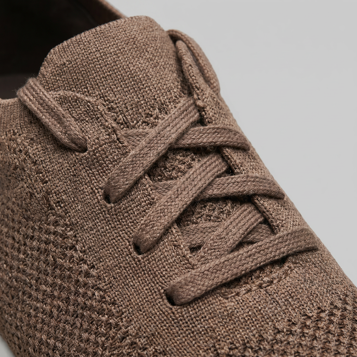 Men's Lace-Up Mesh Sneakers – Lightweight Tonal Design