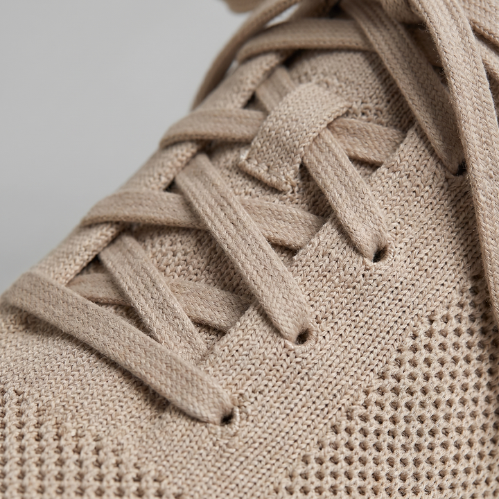 Men's Lace-Up Mesh Sneakers – Lightweight Tonal Design