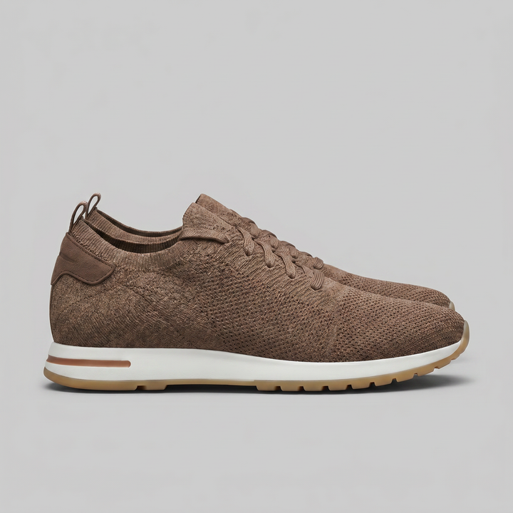 Men's Lace-Up Mesh Sneakers – Lightweight Tonal Design