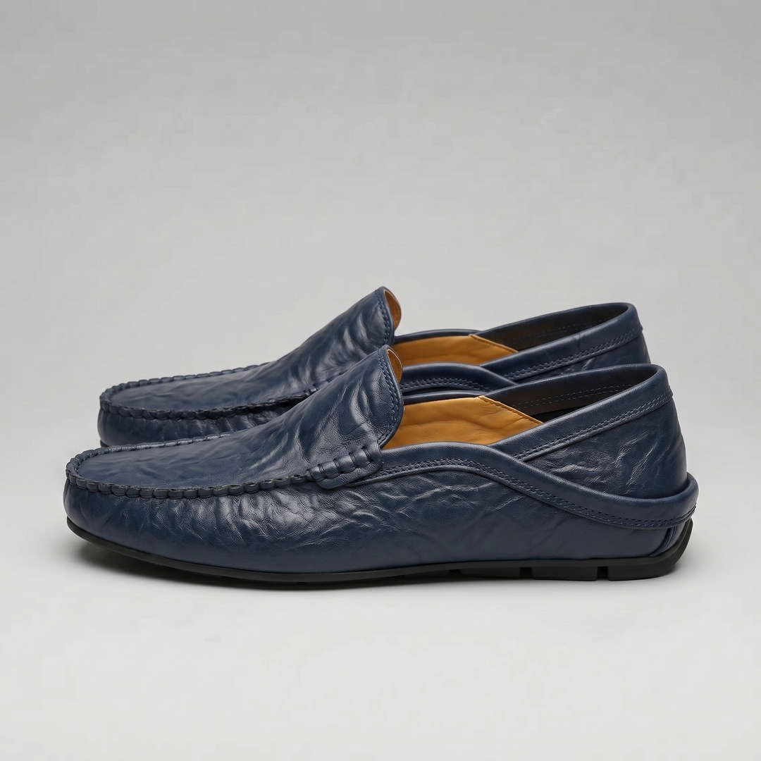 Mocassini da uomo da viaggio – stile slip-on pieghevole ed elegante