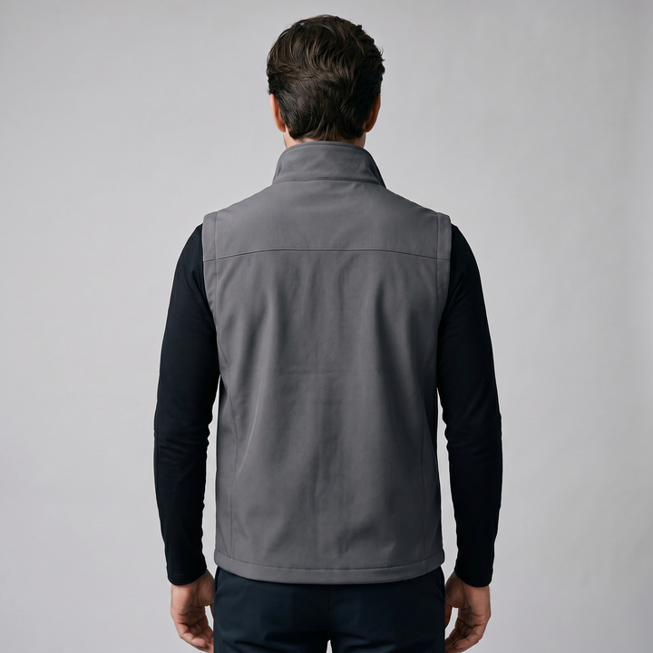 Men's Lightweight Sleeveless Vest – Utility Style with Zippered Pockets