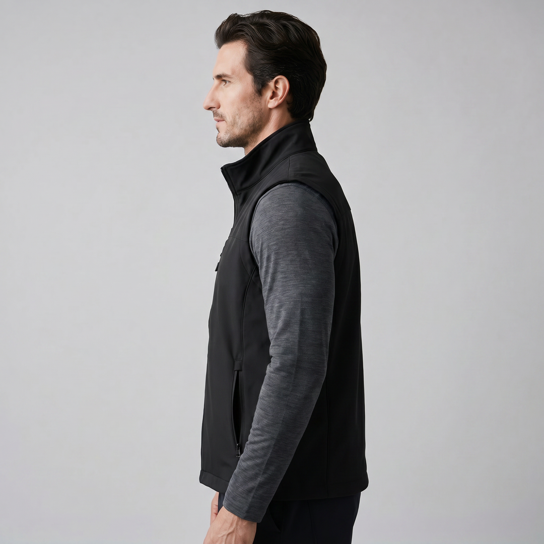 Men's Lightweight Sleeveless Vest – Utility Style with Zippered Pockets