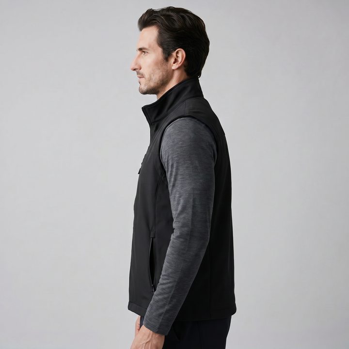 Men's Lightweight Sleeveless Vest – Utility Style with Zippered Pockets