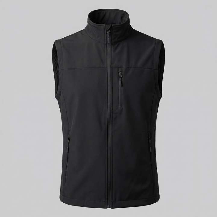 Men's Lightweight Sleeveless Vest – Utility Style with Zippered Pockets