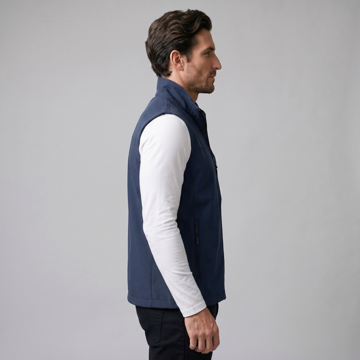 Men's Lightweight Sleeveless Vest – Utility Style with Zippered Pockets