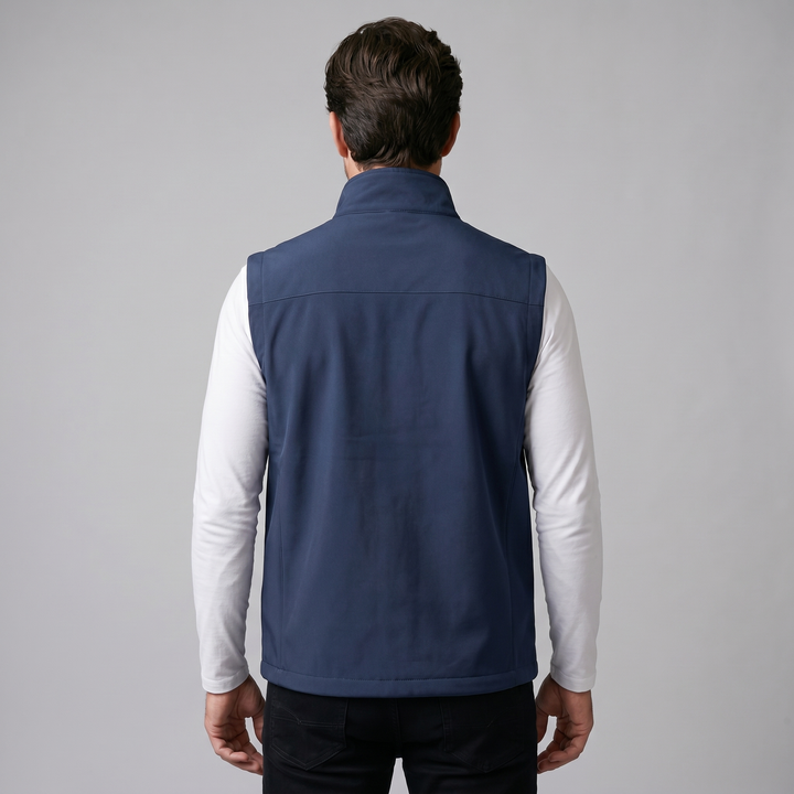 Men's Lightweight Sleeveless Vest – Utility Style with Zippered Pockets