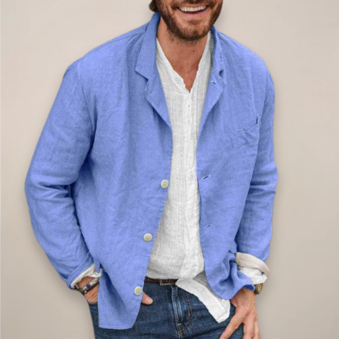 Blazer Uomo Casual Estate – Taglio Semplice Leggero e Traspirante