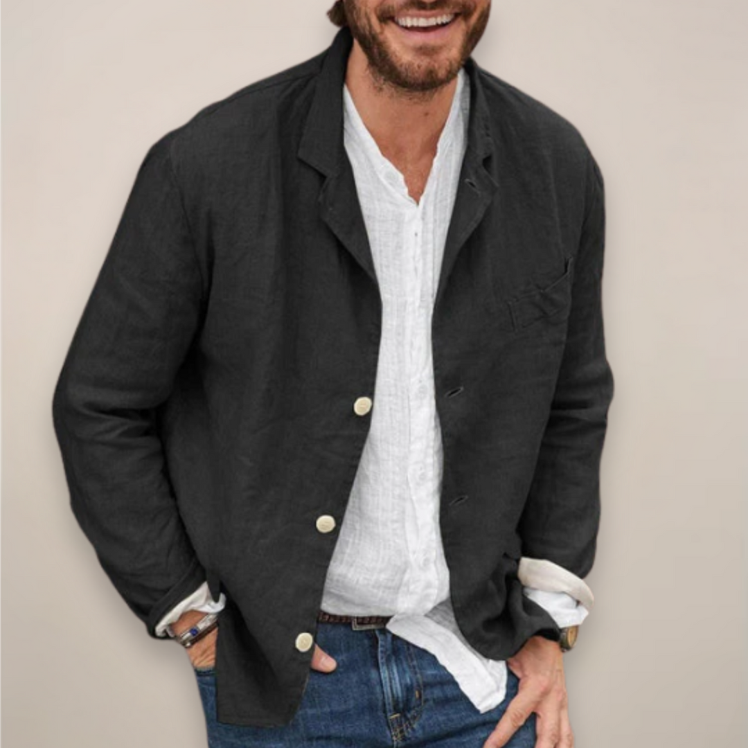 Blazer Uomo Casual Estate – Taglio Semplice Leggero e Traspirante