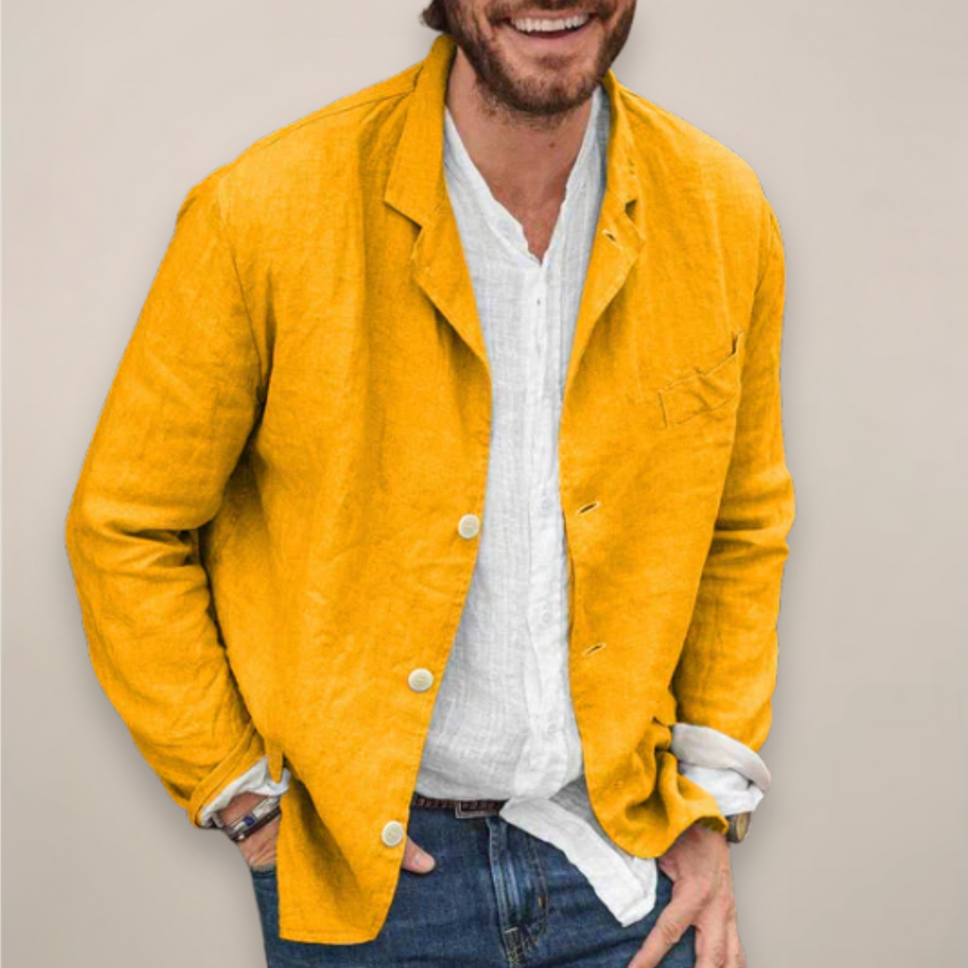 Blazer Uomo Casual Estate – Taglio Semplice Leggero e Traspirante