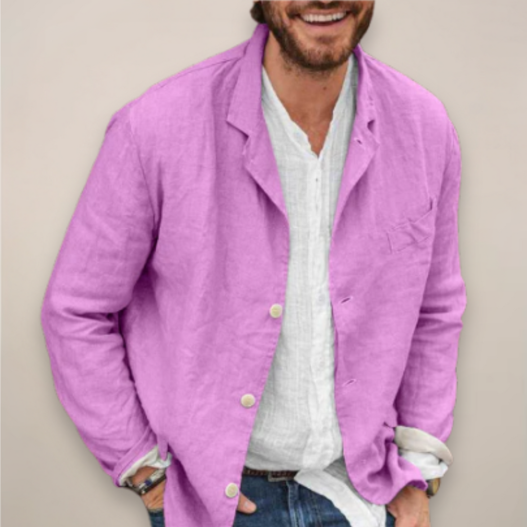 Blazer Uomo Casual Estate – Taglio Semplice Leggero e Traspirante