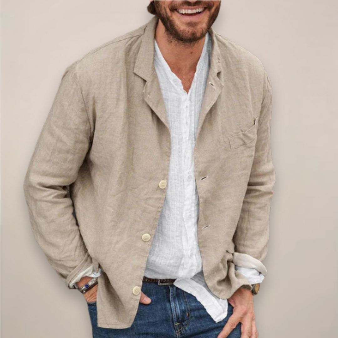 Blazer Uomo Casual Estate – Taglio Semplice Leggero e Traspirante