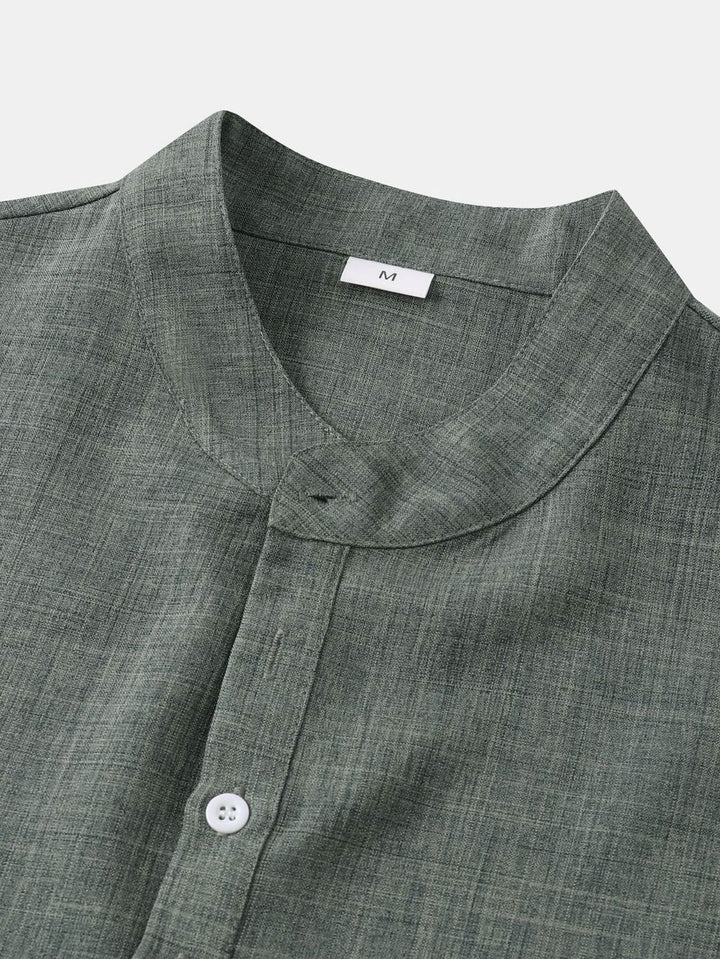 Men's Short Sleeve Henley Shirt – Relaxed Fit