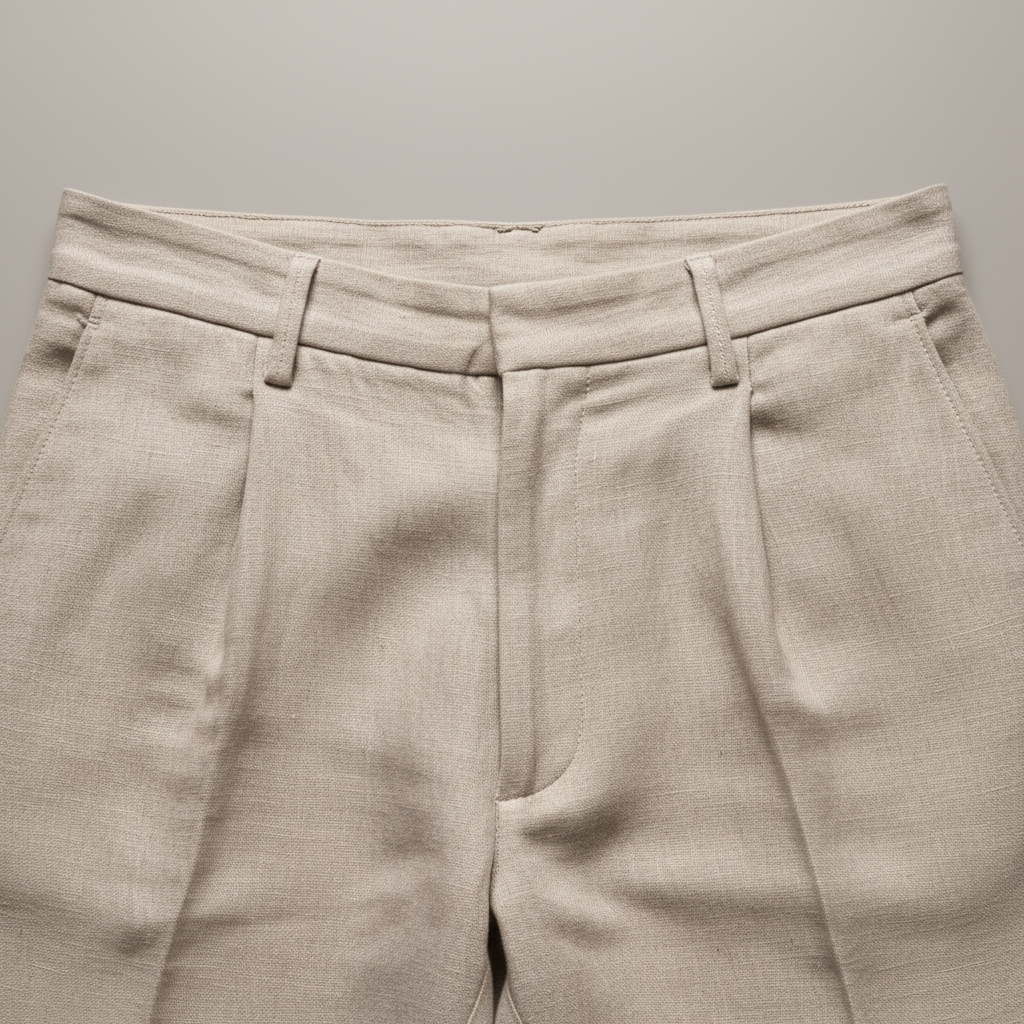 Men's Linen and Cotton Pants – Lightweight Straight and Casual Fit