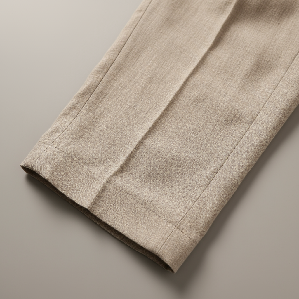 Men's Linen and Cotton Pants – Lightweight Straight and Casual Fit