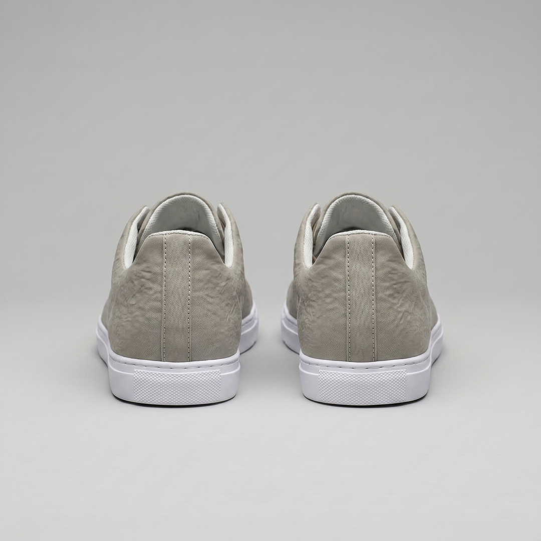 Men's Slip-On Shoes – Suede-Like Upper with Cross Strap