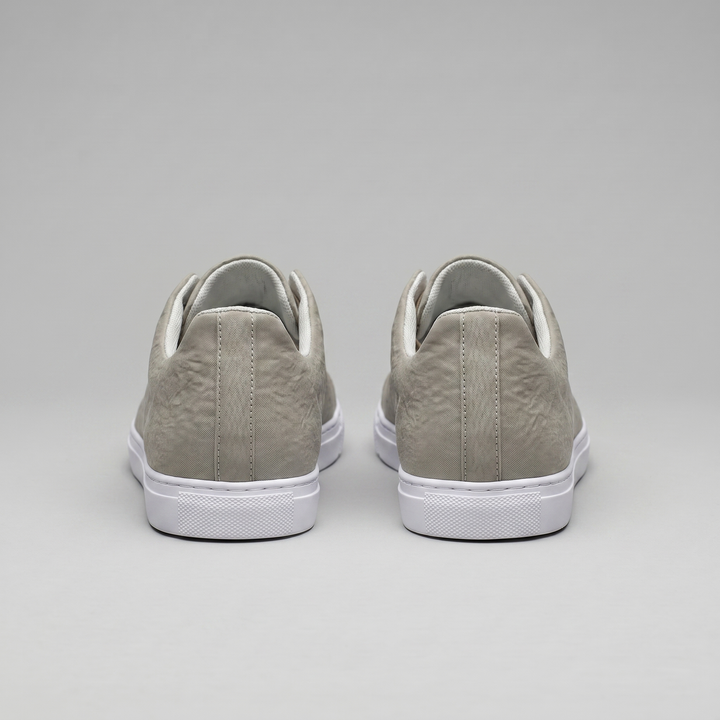 Men's Slip-On Shoes – Suede-Like Upper with Cross Strap
