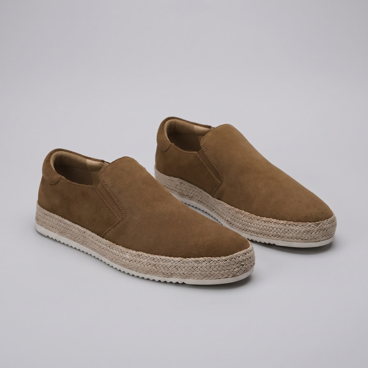 Men's Suede Moccasins – Elegant Slip-On Shoes