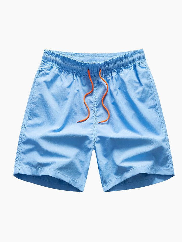 Men's Swim Shorts – Lightweight Fabric, Quick-Drying, and Elastic Waistband
