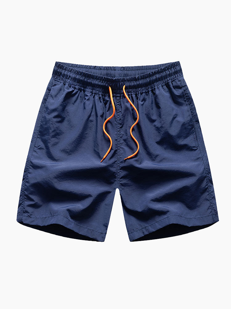 Men's Swim Shorts – Lightweight Fabric, Quick-Drying, and Elastic Waistband