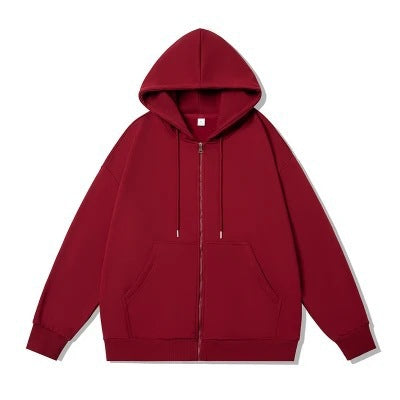 Sweat à Capuche Homme Zippé Ajusté – Poche Kangourou