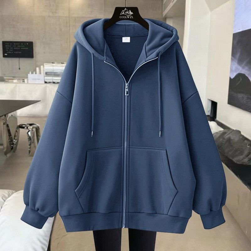 Sweat à Capuche Homme Zippé Ajusté – Poche Kangourou