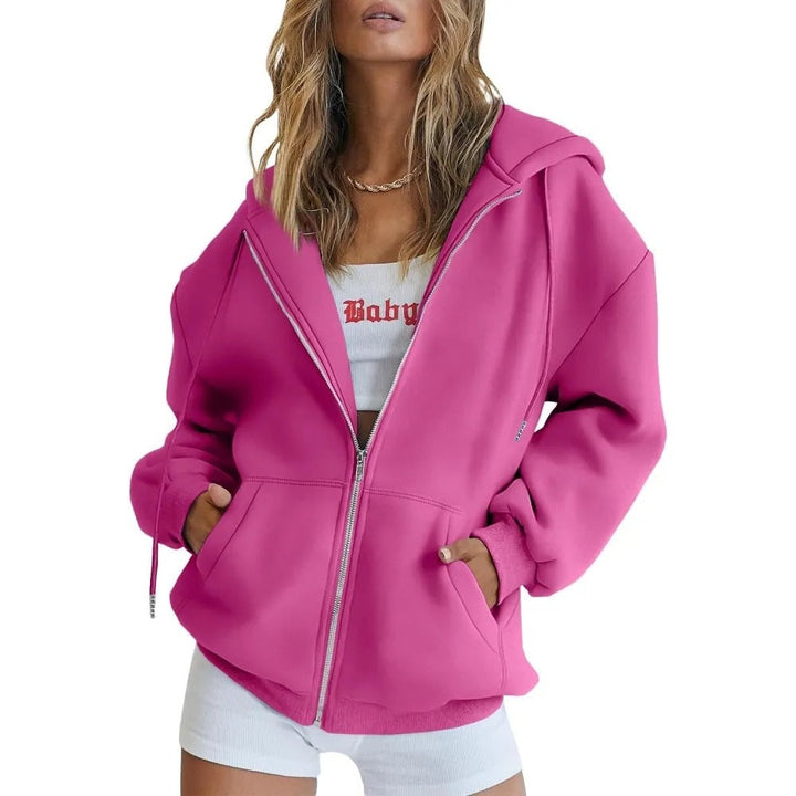 Sweat à Capuche Homme Zippé Ajusté – Poche Kangourou