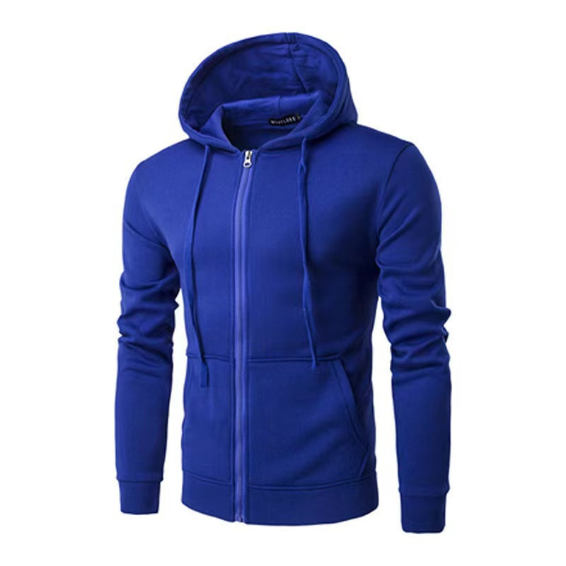 Veste à Capuche Homme Zippée Slim – Doublure Polaire Douce